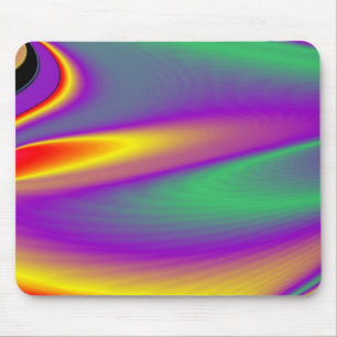 The Magic of Colours Abstract 3D Rainbowart Mouse Mat