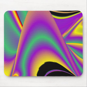 The Magic of Colours Abstract 3D Rainbowart Mouse Mat