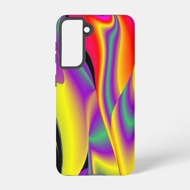 The Magic of Colours Abstract 3D Rainbowart Samsung Galaxy S21 Case (Back)