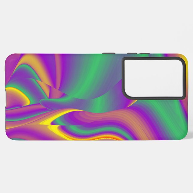 The Magic of Colours Abstract 3D Rainbowart Samsung Galaxy S21 Ultra Case (Left Side)