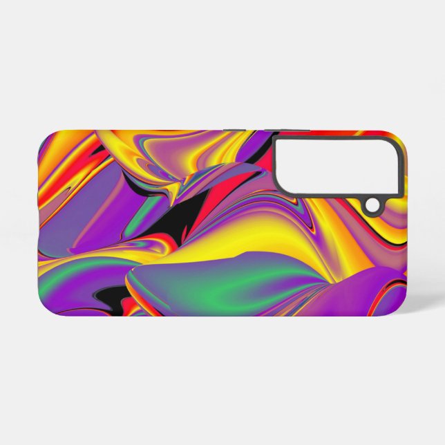 The Magic of Colours Abstract 3D Rainbowart Samsung Galaxy S22 Case (Back Horizontal)