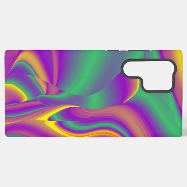 The Magic of Colours Abstract 3D Rainbowart Samsung Galaxy S22 Ultra Case (Back Horizontal)