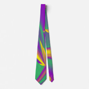 The Magic of Colours , Abstract 3D Rainbowart Tie