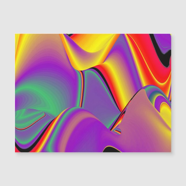 The Magic of Colours Magnetic Card (Front)