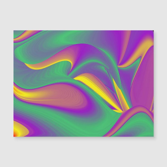 The Magic of Colours Magnetic Card (Front)