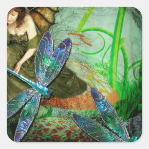 THE MAGIC OF FLIGHT.jpg Square Sticker