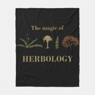 The Magic of herbology Fleece Blanket