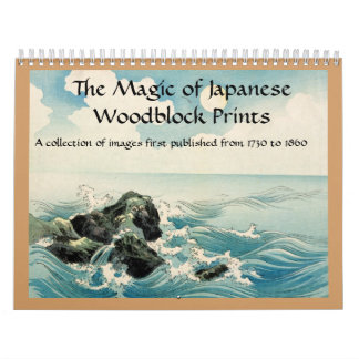 The Magic of Japanese Woodblock prints Calendar