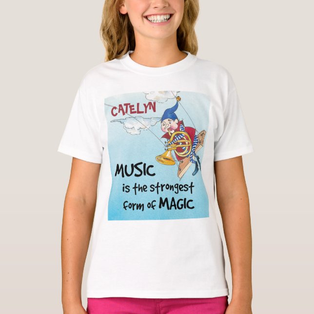 The magic of music custom T-Shirt (Front)
