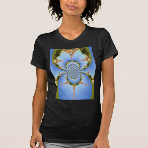 The Magic of Paris: Geometric Eiffel Tower Design T-Shirt