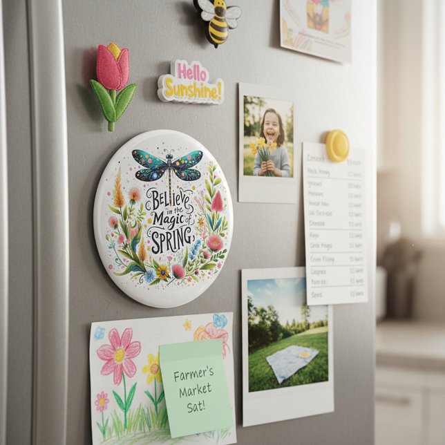 The Magic of Spring floral Magnet (Creator Uploaded)