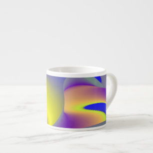 The Magic of Summer , Abstract 3D Art Espresso Cup