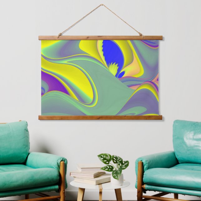 The Magic of Summer , Abstract 3D Art Hanging Tapestry (Living Room)