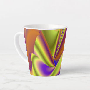 The Magic of Summer , Abstract 3D Art Latte Mug