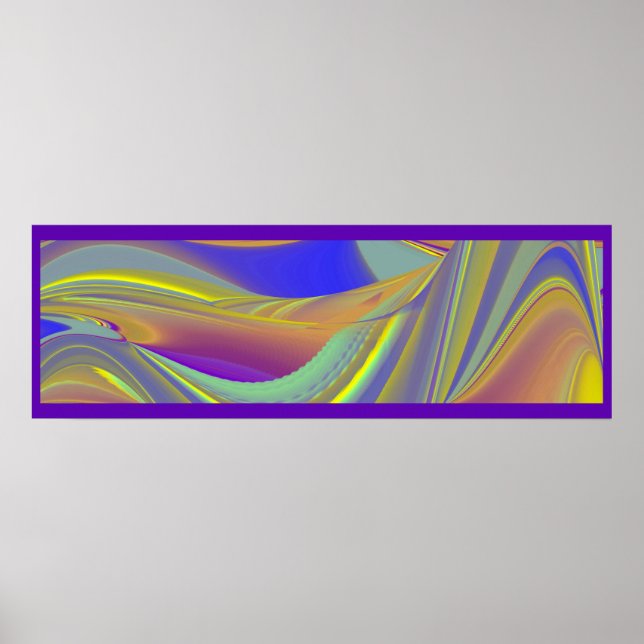 The Magic of Summer , Abstract 3D Art Poster (Front)