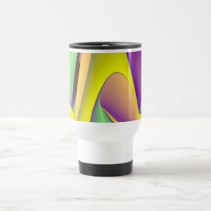 The Magic of Summer , Abstract 3D Art Travel Mug