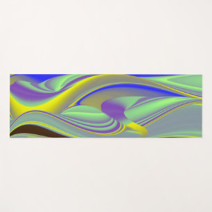 The Magic of Summer , Abstract 3D Art Yoga Mat