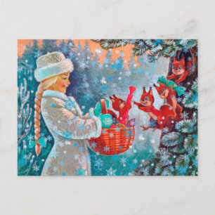 The Magic of the North Pole Holiday Postcard