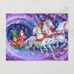 The Magic of the North Pole Holiday Postcard