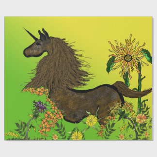 The Magic of the Unicorn Wrapping Paper