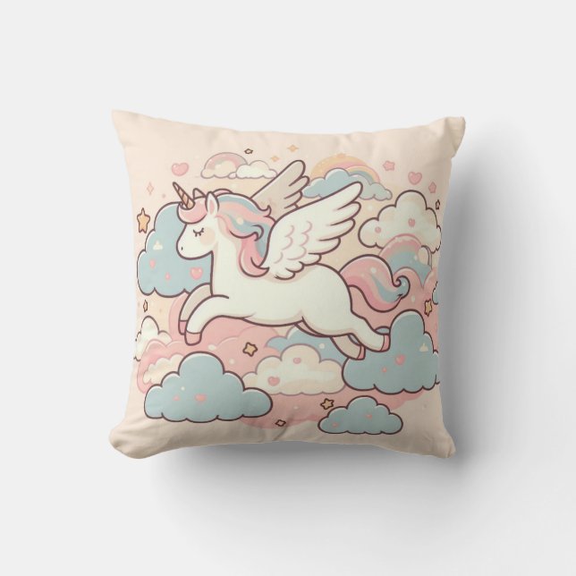 The Magic of Unicorns Cushion (Front)