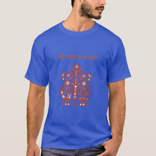 The Magic of Winter Scandinavian Folk Art Woodland T-Shirt