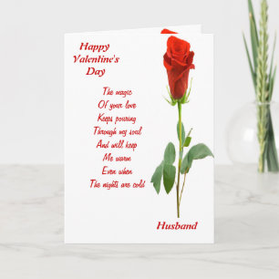 The magic of your love husband holiday card
