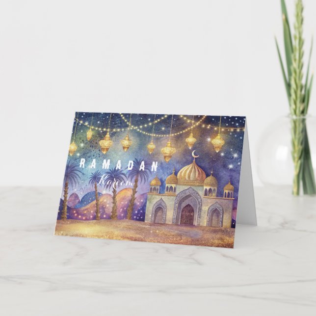 The magical night of Ramadan Postcard (Front)