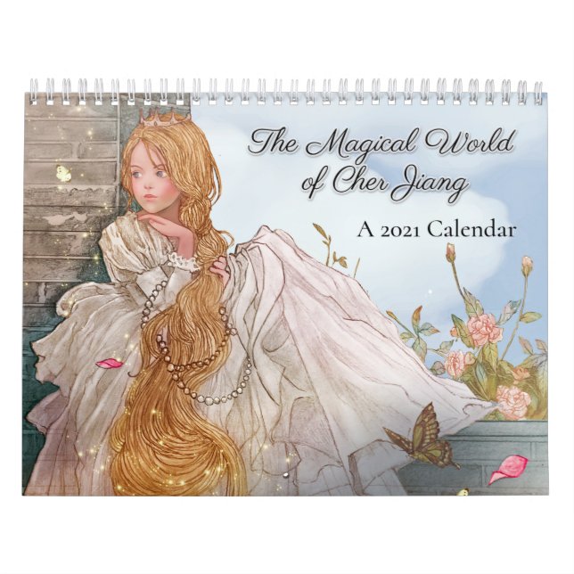 The Magical World of Cher Jiang: A 2021 Calendar (Cover)