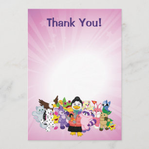 The Magical World of Webkinz Thank You Card
