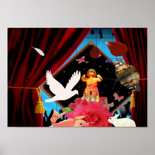 The magician animal poster