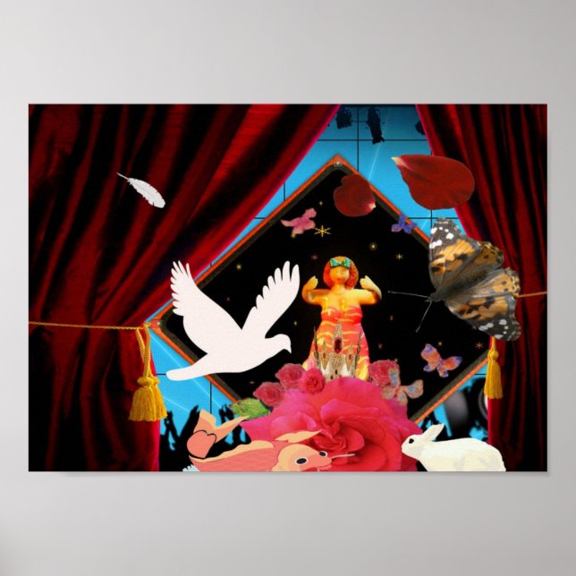 The magician animal poster (Front)