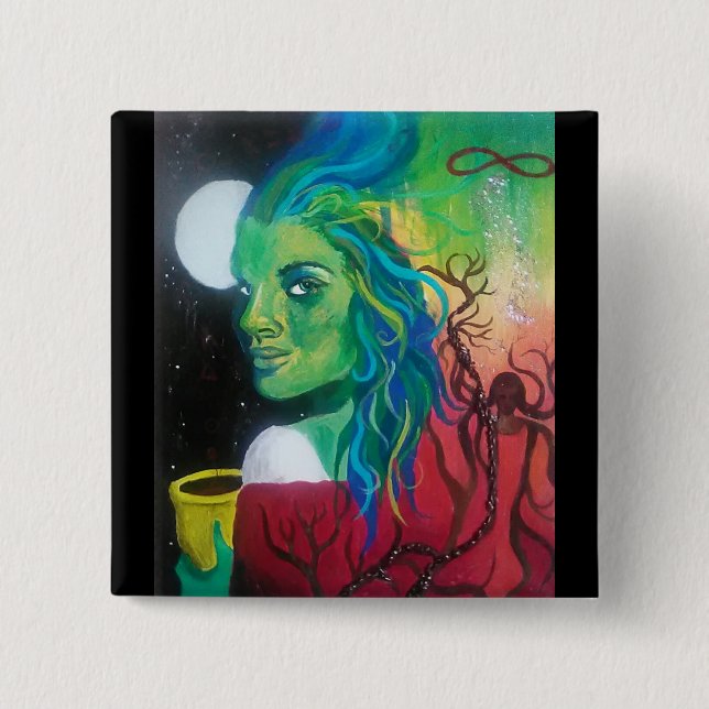 The Magician Button (Front)