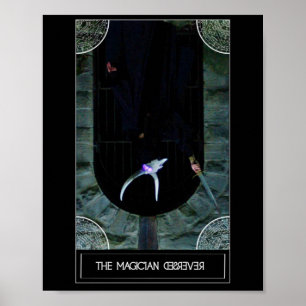 The Magician Reversed tarot poster