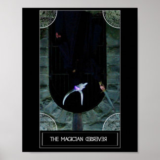 The Magician Reversed tarot poster