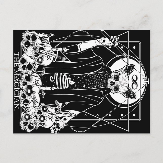 The Magician Tarot Card |Cute Cat Design (Front)