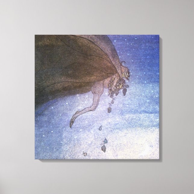 The Magicians Cape by John Bauer Canvas Print (Front)