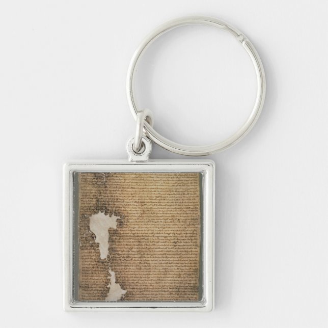 The Magna Carta of Liberties, Third Version Key Ring (Front)