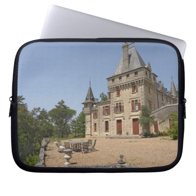 The magnificent Chateau de Pressac and garden Laptop Sleeve (Front)