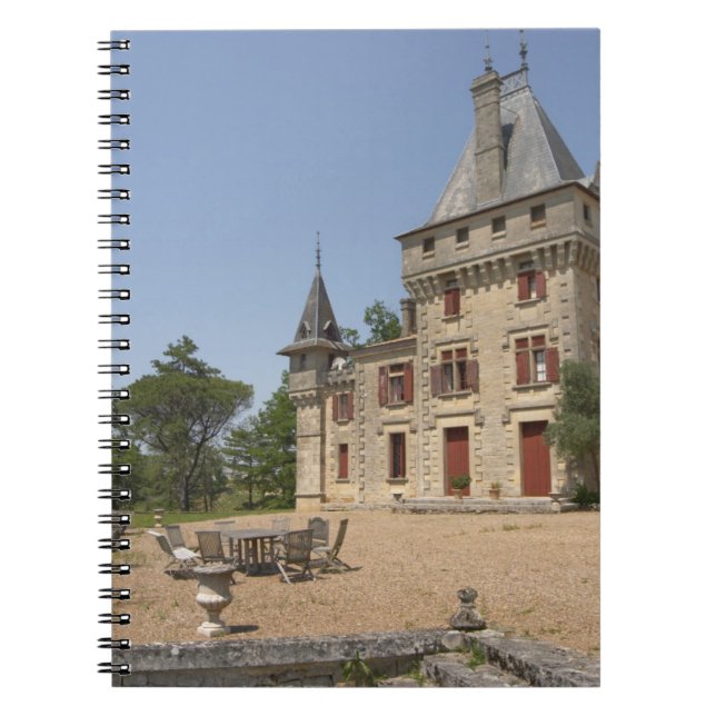 The magnificent Chateau de Pressac and garden Notebook (Front)
