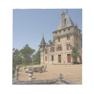 The magnificent Chateau de Pressac and garden Notepad