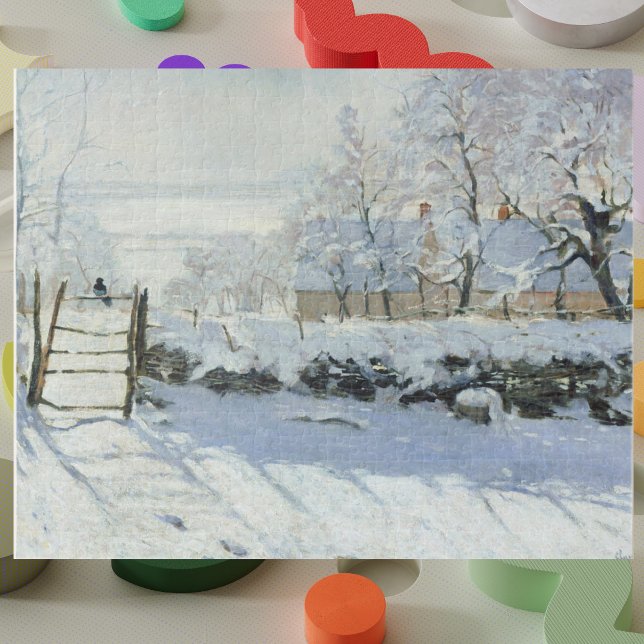 The Magpie by Claude Monet Jigsaw Puzzle (Creator Uploaded)