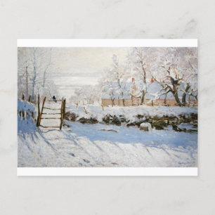 The Magpie by Claude Monet Postcard