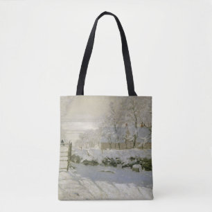 The Magpie by Claude Monet Tote Bag