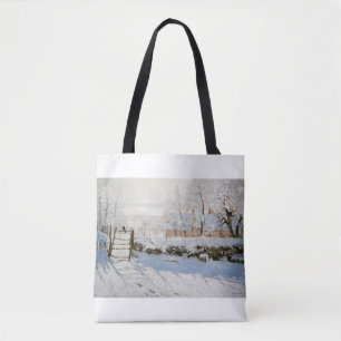 The Magpie by Claude Monet Tote Bag