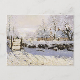 The Magpie by Monet Postcard