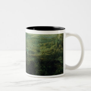 The Magpie on the Gallows, 1568 Two-Tone Coffee Mug