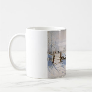 The Magpie (Snowy Winter Scene) (by Claude Monet) Coffee Mug