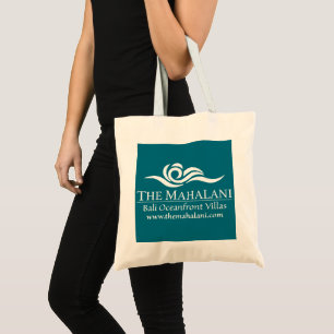 The Mahalani Blue with White Tote Bag