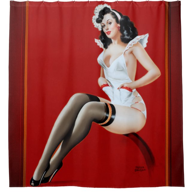 The Maid by Peter Driben Shower Curtain (Front)